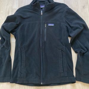 Patagonia black full-zip fleece jacket men’s size small
